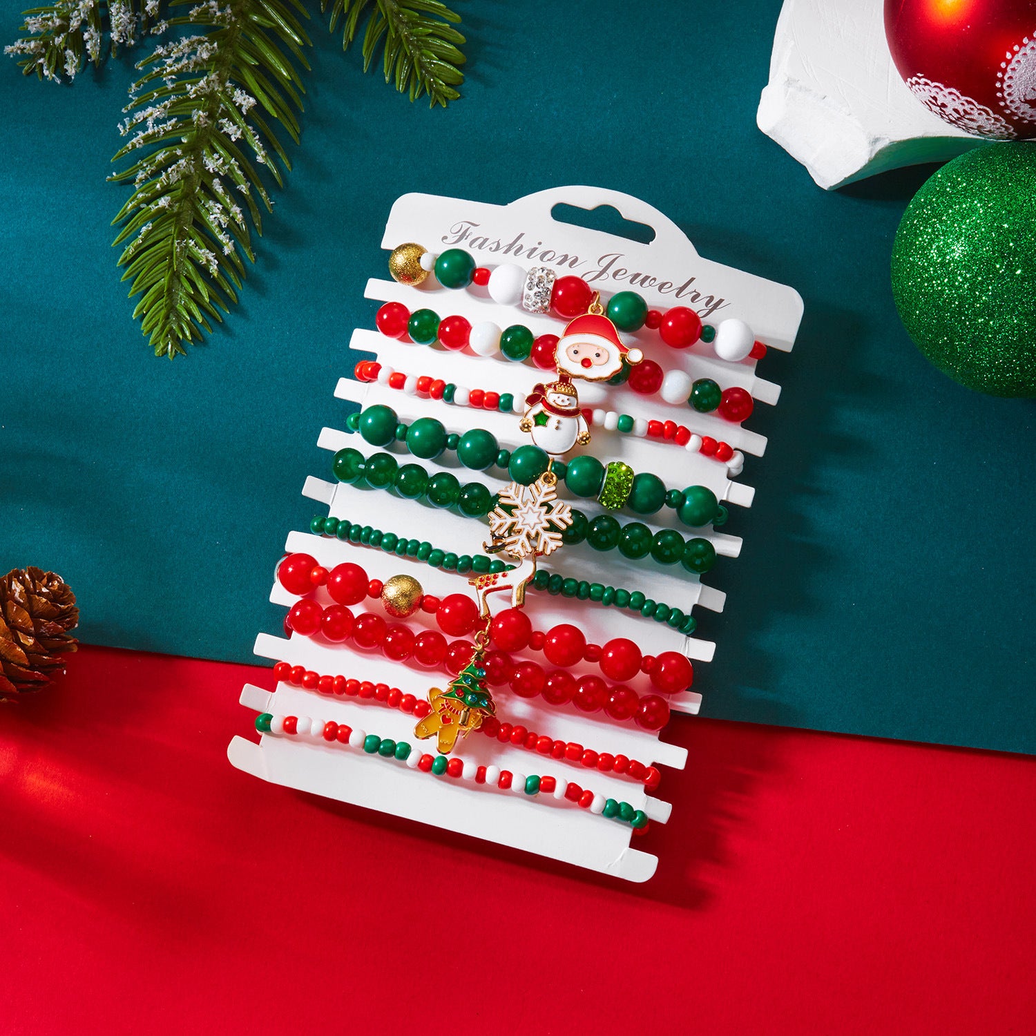 Wholesale Christmas multi-layer bracelet set